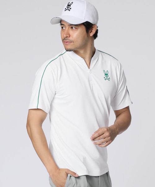 セール】[GOLF] ハーフジップ ヘンリーネックTシャツ（Tシャツ