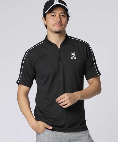 セール】[GOLF] ハーフジップ ヘンリーネックTシャツ（Tシャツ