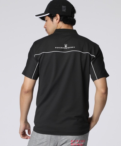 サイコバニー ゴルフ モックネック ハイネック ハーフジップ ストレッチ Psycho Bunny（サイコバニー）の「[GOLF] 2WAYストレッチ ハーフ