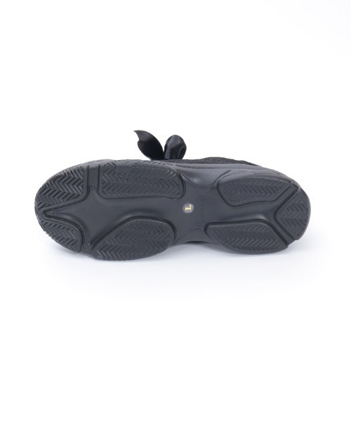 axes femme POETIQUE（アクシーズファムポエティック）の「サテンリボンスニーカー（スニーカー・レディース・ホワイト/ブラック・MEDIUM/LARGE）」の18枚目の写真