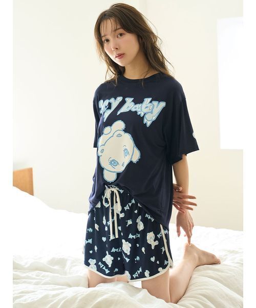 MY MELODY】【接触冷感】総柄開襟シャツ(シャツ＆ブラウス