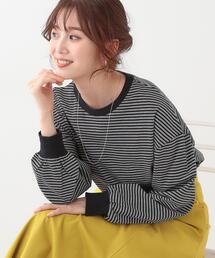 Cutie Blonde | 【洗える】ボーダーリブカットソー(Tシャツ/カットソー)