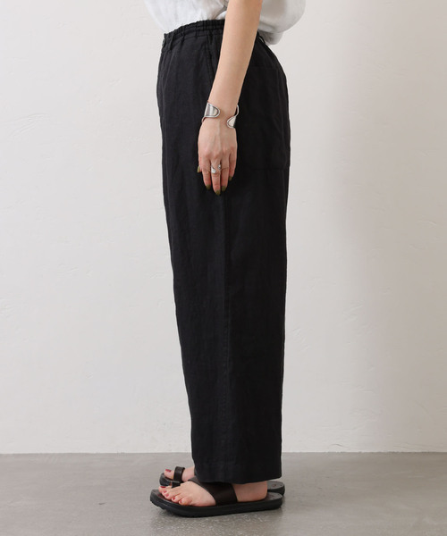 JOURNAL STANDARD LUXE（ジャーナルスタンダード　ラックス）の「フレンチリネンツイルパンツ（その他パンツ・レディース・ブラック/ブラウン系その他・SMALL/MEDIUM）」の18枚目の写真