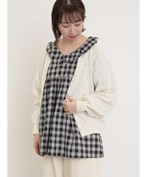 Samansa Mos2 | くるみ釦ニットカーディガン(カーディガン/ボレロ)