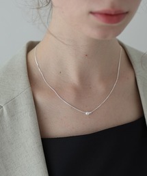 J by blue（ジェイバイブルー）の「ポイントパールネックレス / silver925（ネックレス）」