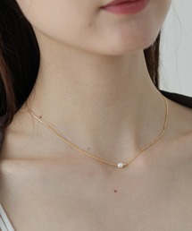 J by blue（ジェイバイブルー）の「ポイントパールネックレス / silver925（ネックレス）」