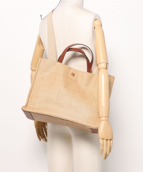 COLE HAAN モンテシート ミディアム ストロー トート バッグ セール】モンテシートミディアムストロートート womens（トート