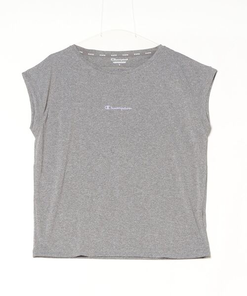 Champion（チャンピオン）の「チャンピオン  SHORT SLEEVE T-SHIRT_（Tシャツ/カットソー・レディース・チャコールグレー/ホワイト/ピンク・L/M）」の2枚目の写真