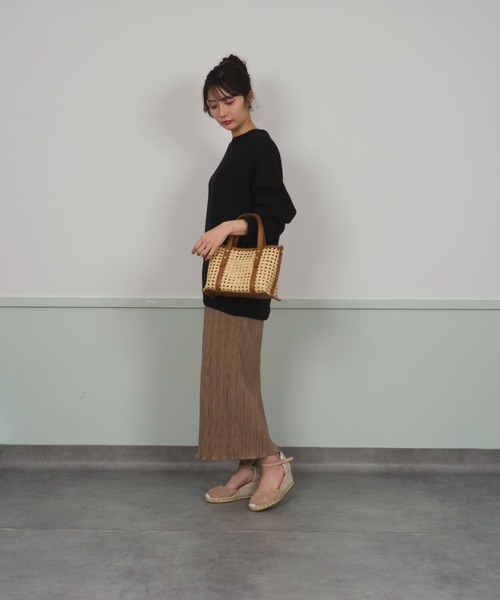 GAIMO(ガイモ)の「【GAIMO/ガイモ】エスパドリーユ ウェッジサンダル(サンダル・レディース・ブラック/ブラウン・36/37/38/39)」の18枚目の写真