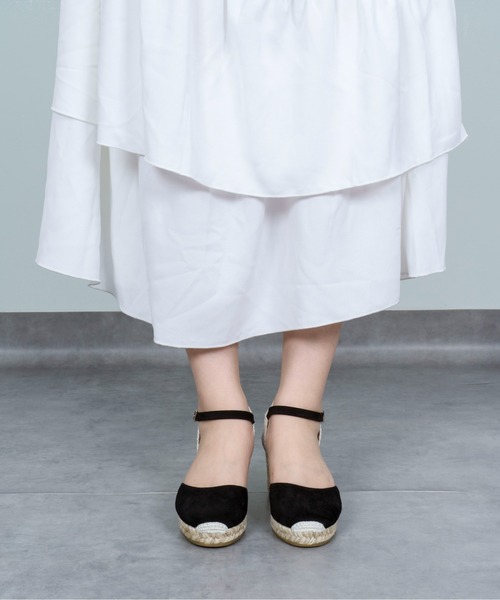 GAIMO(ガイモ)の「【GAIMO/ガイモ】エスパドリーユ ウェッジサンダル(サンダル・レディース・ブラック/ブラウン・36/37/38/39)」の22枚目の写真