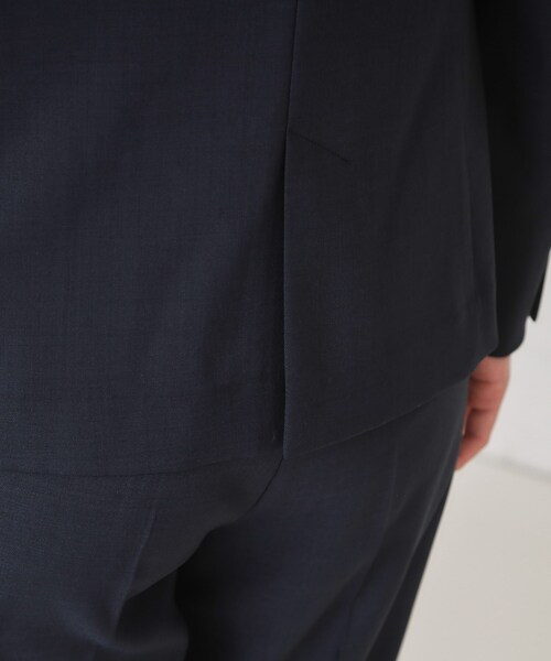 OPAQUE.CLIP（オペークドットクリップ）の「ストレッチリネンライクVネックジャケット/セットアップ対応【洗濯機洗い可/防シワ】（ノーカラージャケット・レディース・ナチュラル/ネイビー・36/38/40/42）」の21枚目の写真