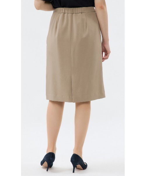 【3/26迄 限定価格】BEIGE. ネイビー タイトスカート 手軽スーツ・スカート】着疲れ知らずのストレッチ！タイト