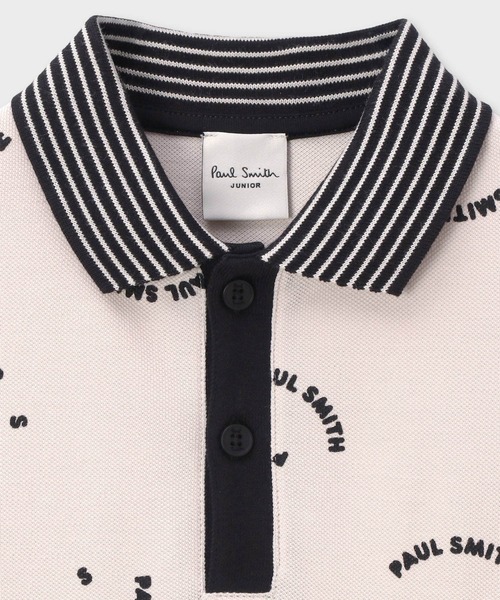 セール！paul smithの高級ポロシャツ セール】ジュニア 'Happy' ポロシャツ / 893156 4151207