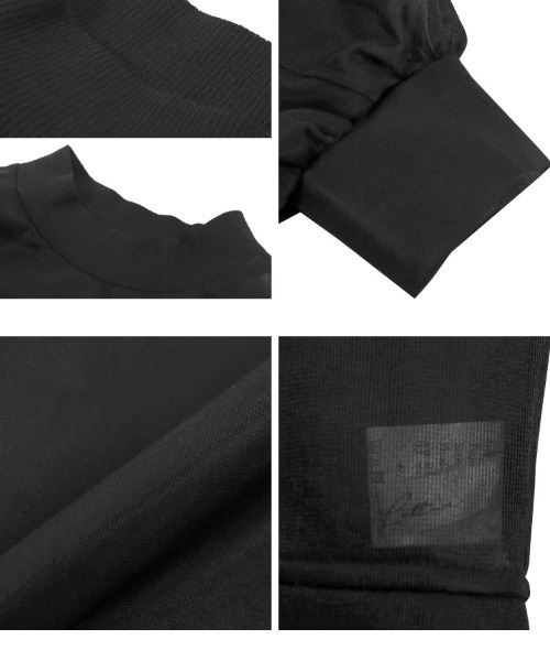 KOBE LETTUCE（コウベレタス）の「フロントジップシアーダンボールトップス（その他トップス・レディース・オフホワイト/グリーン/イエロー/ブラック・M）」の10枚目の写真