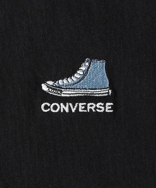 CONVERSE(コンバース)の「CONVERSE(コンバース)ワンポイントTシャツ(Tシャツ/カットソー・メンズ・ブラック/ホワイト・L/XL/S/M)」の10枚目の写真