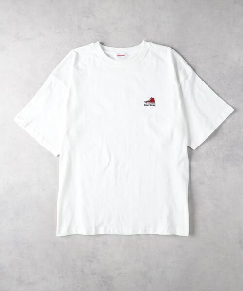 CONVERSE(コンバース)の「CONVERSE(コンバース)ワンポイントTシャツ(Tシャツ/カットソー・メンズ・ブラック/ホワイト・L/XL/S/M)」の12枚目の写真