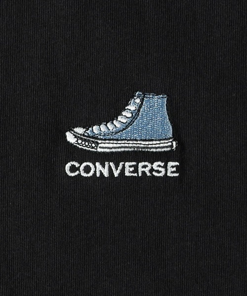 CONVERSE(コンバース)の「CONVERSE(コンバース)ワンポイントTシャツ(Tシャツ/カットソー・メンズ・ブラック/ホワイト・L/XL/S/M)」の5枚目の写真