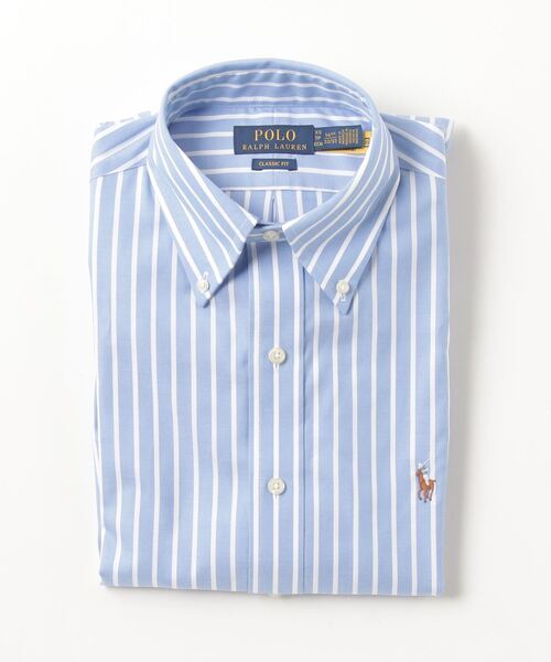 POLO RALPH LAUREN（ポロ ラルフ ローレン）の「クラシック フィット ストライプド オックスフォード シャツ（ビジネスシャツ・メンズ・マルチ・15/23/16/23/16/45/14H23）」の4枚目の写真
