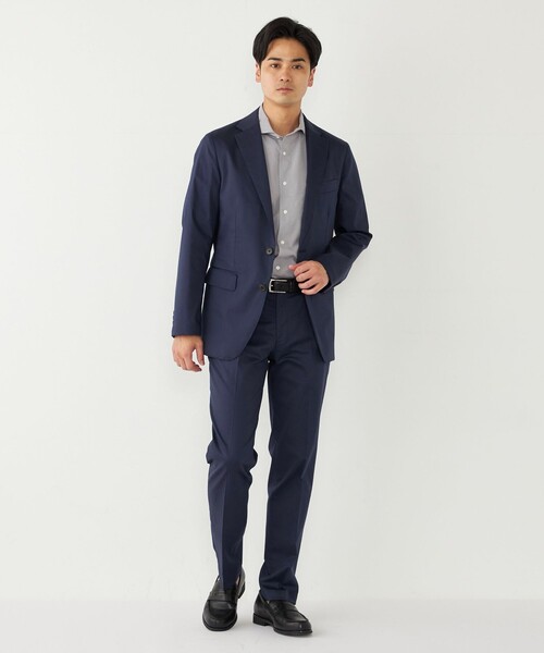 kolor ネイビー　スラックス　3 L相当 SHIPS Colors:〈洗濯機可能〉COOL EXPERIENCE(R) スラックス
