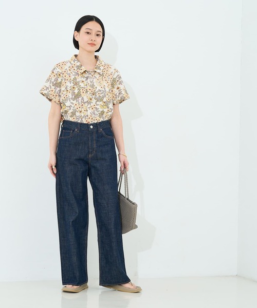 collex(コレックス)の「ボタニカルプリントシャツ(シャツ/ブラウス・レディース・イエロー/ネイビー・フリー)」の17枚目の写真