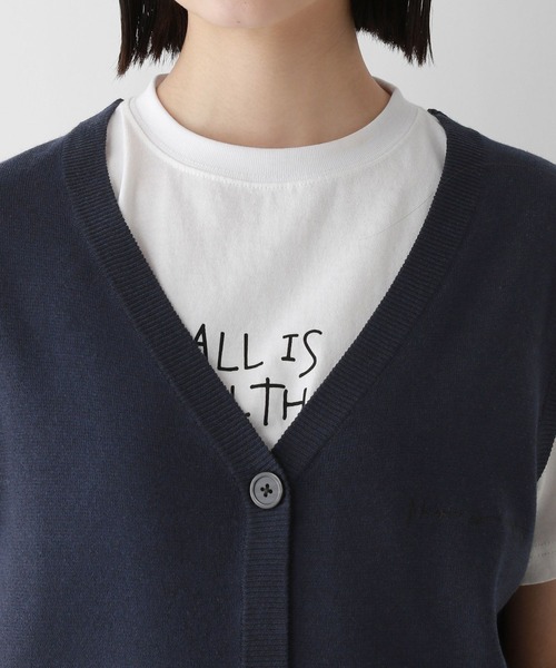 RAGEBLUE（レイジブルー）の「ミラノリブ/ワンポイント刺繍ベスト（ベスト・レディース・グレー/ネイビー・FREE）」の21枚目の写真