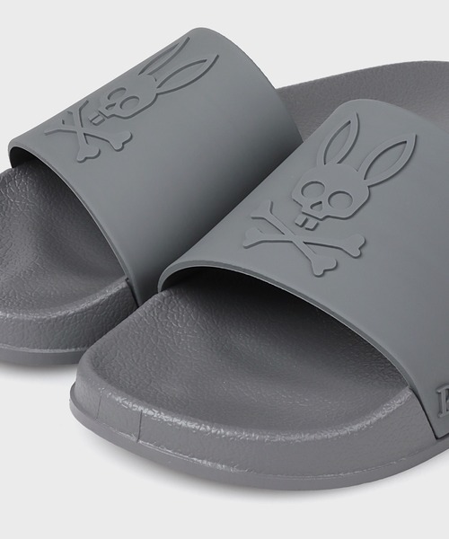 Psycho Bunny（サイコバニー）の「[限定店舗]エンボスロゴ シャワーサンダル（サンダル・メンズ・ブラック/グレー/カーキブラウン・MEDIUM/LARGE/X-LARGE）」の7枚目の写真
