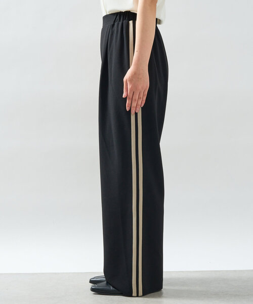 un dix cors（アンディコール）の「カットジョーゼットラインパンツ（スラックス・レディース・ブラック・FREE）」の15枚目の写真