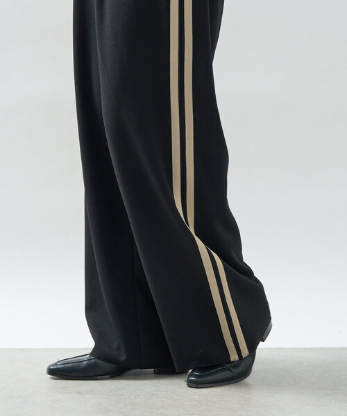 un dix cors（アンディコール）の「カットジョーゼットラインパンツ（スラックス・レディース・ブラック・FREE）」の18枚目の写真