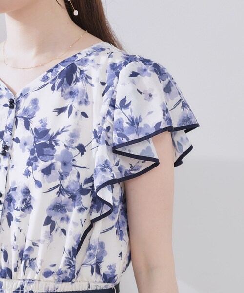 本日のみのお値下げ Couture Broochのサマーフラワーブーケワンピース 花柄・華やか・一枚で着映え】サマーフラワーブーケワンピース