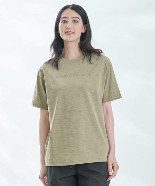 Arnold Palmer(アーノルドパーマー)の「タウン&レジャー シェア ロゴ Tシャツ(Tシャツ/カットソー・レディース・ブラック/カーキ/オフホワイト・XS/S/M/L/LL)」の20枚目の写真