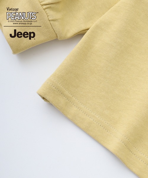 PEANUTS(ピーナッツ)の「PEANUTS×Jeep チェーンステッチ刺繍オーバーサイズ長袖Tシャツ(Tシャツ/カットソー・メンズ・マスタード/ブラック/カーキ・S/M/L/LL)」の11枚目の写真