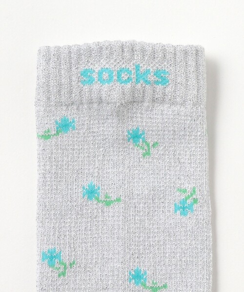 BEAMS BOY(ビームスボーイ)の「【別注】ROSTER SOX / フラワー サーマル ソックス(ソックス/靴下・レディース・ピンク/シルバー・ONE SIZE)」の3枚目の写真