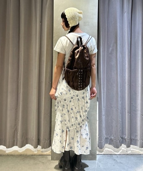 SLY（スライ）の「BONDAGE KNAPSACK ボンデージ ナップサック（バックパック/リュック・レディース・ブラウン・FREE）」の11枚目の写真