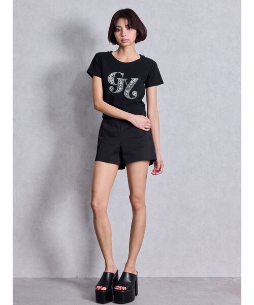 即日発送！GYDA GY bijou Tシャツ　ブラック GY bijou Tシャツ[品番：MKSW0064906]｜GYDA（ジェイダ）の