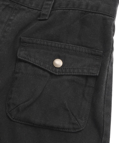 X-girl（エックスガール）の「FADED MULTI POCKET FLARE PANTS（その他パンツ・レディース・ブラック/オリーブ/ブラウン・S/M）」の7枚目の写真