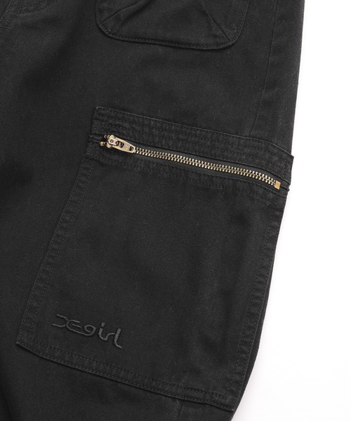 X-girl（エックスガール）の「FADED MULTI POCKET FLARE PANTS（その他パンツ・レディース・ブラック/オリーブ/ブラウン・S/M）」の8枚目の写真