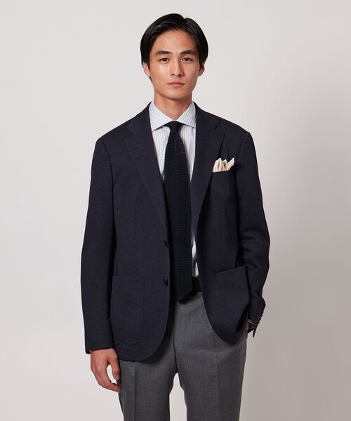 UNITED ARROWS(ユナイテッドアローズ)の「イージーケア AG パナマストライプ ワイドスプレッドカラー シャツ -イージーケア・抗菌防臭・通気性-(ビジネスシャツ・メンズ・グレー系/ライトブルー・39cm/41cm/40cm/38cm)」の16枚目の写真