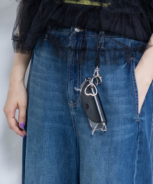 LOWRYS FARM（ローリーズファーム）の「マルチホルダー　496983（キーケース/キーアクセサリー・レディース・ブラック/ブラウン/レオパード・FREE）」の6枚目の写真