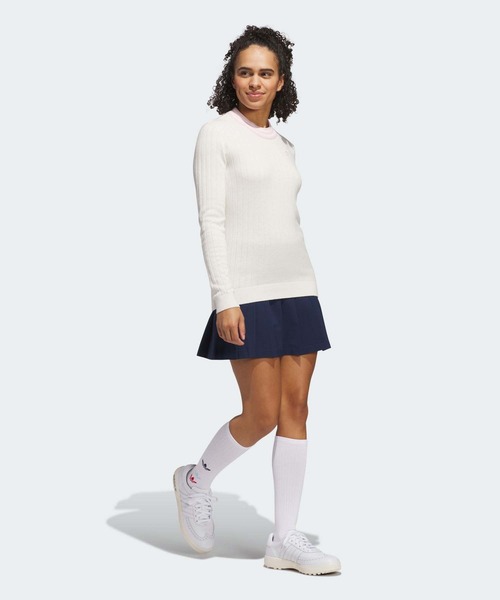 アディダスゴルフ　レディース　セーター　M  9号　新品　秋冬　ピンク