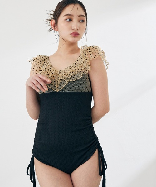 【新品未使用】beachriot CELINE ワンピース　スイムウェア　モード CELINE セリーヌ スイムウェア Triomphe Swimsuit トリオンフ