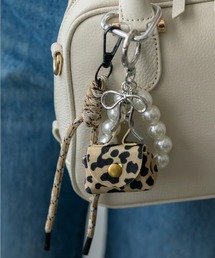 VitaFelice（ヴィータフェリーチェ）の「パラコード＆モチーフバッグチャーム 重ね付け ストラップ バッグアクセサリー キーリング（チャーム）」