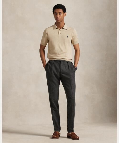 POLO RALPH LAUREN(ポロ ラルフ ローレン)の「コットン ポロカラー セーター(ニット/セーター・メンズ・ブラウン・L/M/S/XXL/XS/XL)」の5枚目の写真