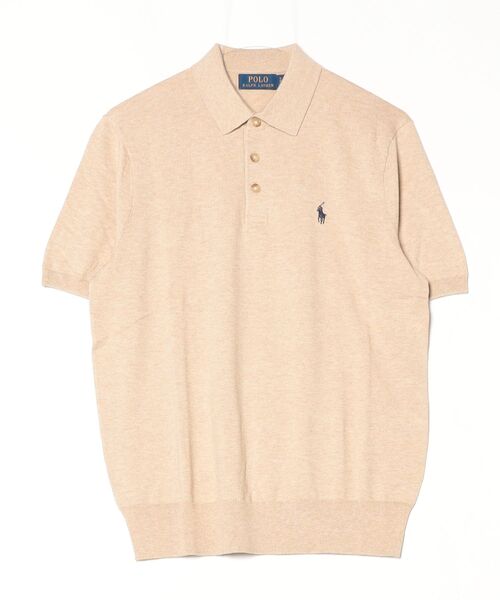 POLO RALPH LAUREN(ポロ ラルフ ローレン)の「コットン ポロカラー セーター(ニット/セーター・メンズ・ブラウン・L/M/S/XXL/XS/XL)」の2枚目の写真