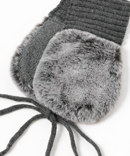 BEAMS BOY（ビームスボーイ）の「フェイク ファー イヤーマフ（イヤーマフ・レディース・グレー/ブラウン・ONE SIZE）」の4枚目の写真