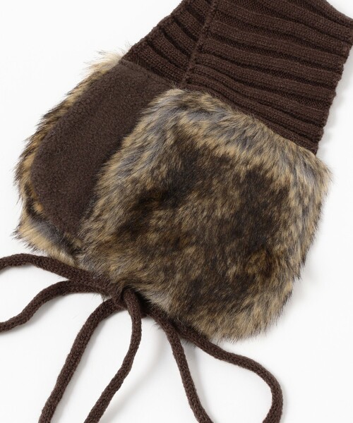 BEAMS BOY（ビームスボーイ）の「フェイク ファー イヤーマフ（イヤーマフ・レディース・グレー/ブラウン・ONE SIZE）」の6枚目の写真