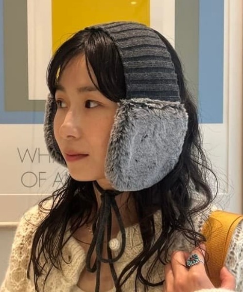 BEAMS BOY（ビームスボーイ）の「フェイク ファー イヤーマフ（イヤーマフ・レディース・グレー/ブラウン・ONE SIZE）」の8枚目の写真