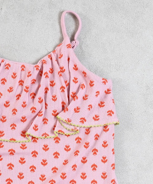 MARKEY'S（マーキーズ）の「総柄フリルキャミソール（キャミソール・キッズ・グリーン/ピンク/ブラック・90/100/110/120/130）」の12枚目の写真