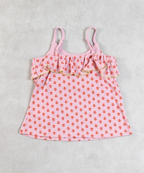 MARKEY'S（マーキーズ）の「総柄フリルキャミソール（キャミソール・キッズ・グリーン/ピンク/ブラック・90/100/110/120/130）」の17枚目の写真