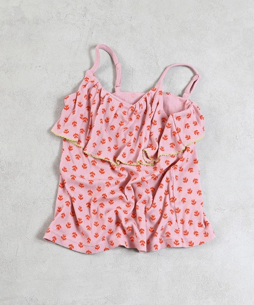 MARKEY'S（マーキーズ）の「総柄フリルキャミソール（キャミソール・キッズ・グリーン/ピンク/ブラック・90/100/110/120/130）」の7枚目の写真