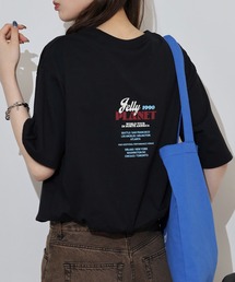 mitis ビッグシルエットラバープリントTシャツ